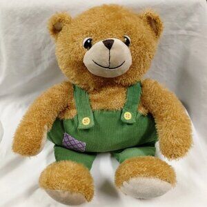 Zoobies 18” Corduroy Plush Teddy Bear Stuffed Animal Zipper Back w/ Blanket 2011